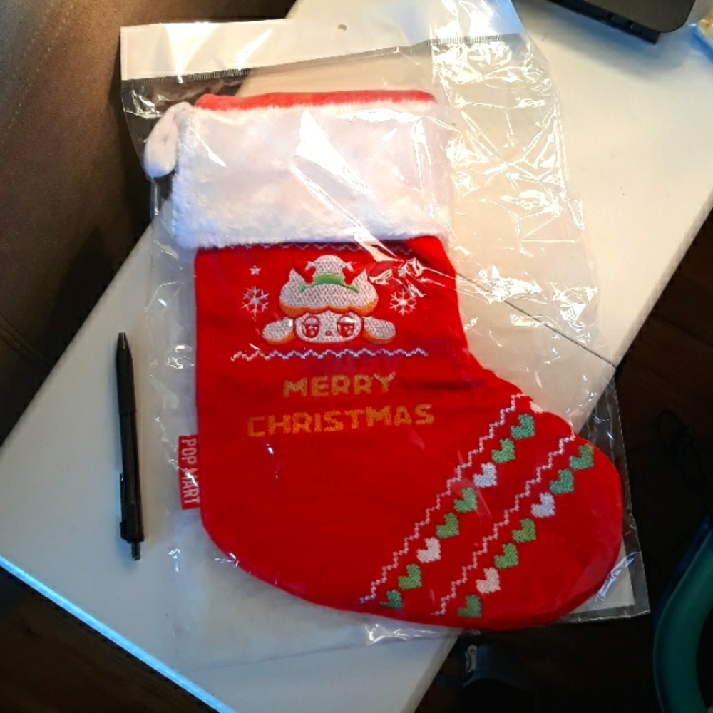 Pop Mart limited edition Christmas stocking